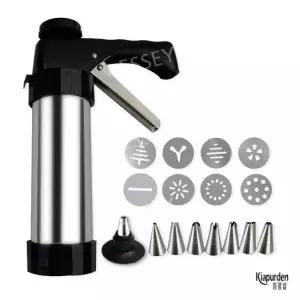 짤주머니 쿠키 기계 홈베이킹 스테인레스 크림 깍지