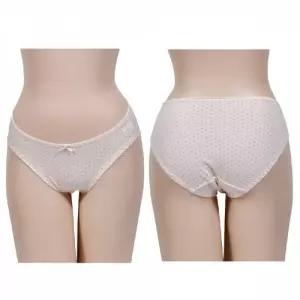 부드러운 도트 리본 면스판 팬티