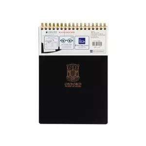 [에스에스_63]블랙PP 스프링노트 A5 사무 80매 옥스포드