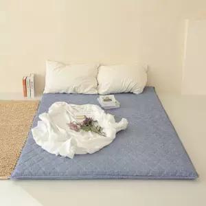 바닥에 까는 두꺼운 접이식 3단 요 매트리스/바닥토퍼/바닥매트/바닥요매트/요솜매트/요솜세트/이불요세트