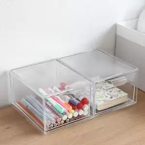 [생활] 정리함 서랍 수납 투명 책상 보관함 커피 아크릴