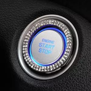 [에스에스_63]스타트버튼링 커버 큐빅 자동차용품 액세서리