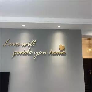 벽장식 디자인스티커 3D 레터링 장식