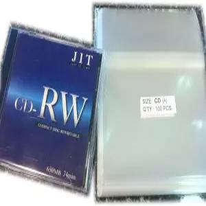 표준 CD 주얼 케이스 첼로/셀로판 백 100개(유니퀘패킹 제작)