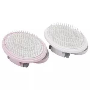 반려동물 고무 브러쉬 단모용 1P 목욕 마사지 빗질