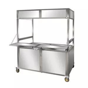 붕어빵마차 분식다이 떡볶이 행사용 오뎅 포장마차 플래그십 광고 스테인