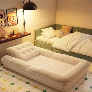 각도조절 원룸 좌식 집순이 소파베드 소형 침대 통기성 캠핑