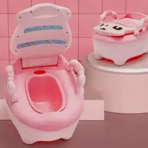 젖소 변기 유아용 휴대용 소변기 아기 변기 아동용 분리형 등받이