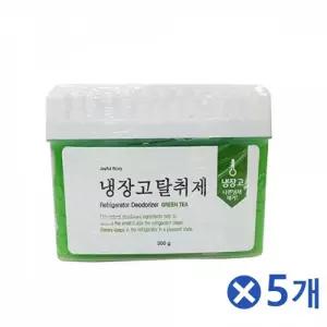 상쾌한 냉장고 탈취제 녹차 300gx5개 냉장고악취제거
