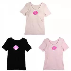 빅사이즈 일체형캡 반팔 런닝브라