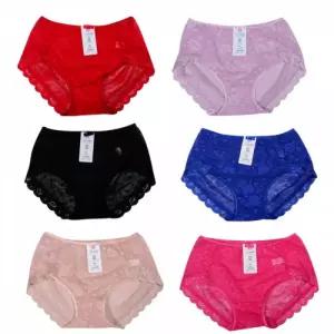 빅사이즈 레이스 홑겹 배팬티