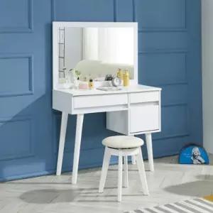 1인 아이방 자취 입식 멀티 화장대(의자포함)