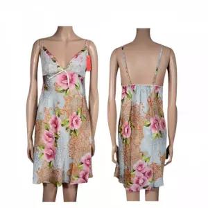 어깨끈 조절 꽃무늬 슬립원피스