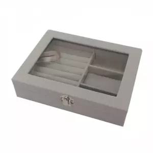 s라인 악세사리 보관함 3칸 귀걸이정리대 수납케이스