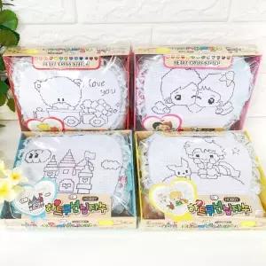 하트쿠션 십자수 만들기 1인 세트