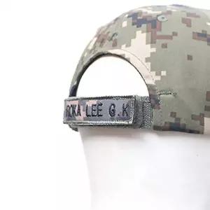 디지털 신형모자 육군 뒷면 네임텍 패치 와펜 전투모