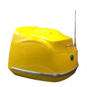 레트로 탑박스 클래식 바이크 베스파 옐로우 슈퍼커브 수납 방수 헬멧 리어