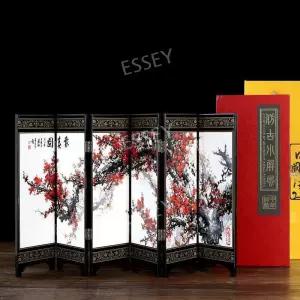 미니병풍 기념품 소형 병풍 선물용 제사용 명절 칠기