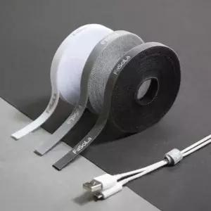 사무실 컴퓨터 케이블 전선 정리 찍찍 이타이 테이프 5M 찍찍이 코드 밴드 홀더_24985794