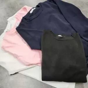 기모맨투맨 여자 무지 봄 가을 맨투맨 빅사이즈 박스 티셔츠 기모 티셔츠 루즈 데일리