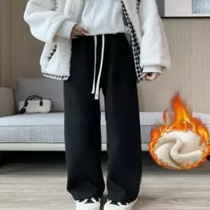 기모바지 여성 겨울 기모 안감 코듀로이 밴딩팬츠 골덴 롱팬츠