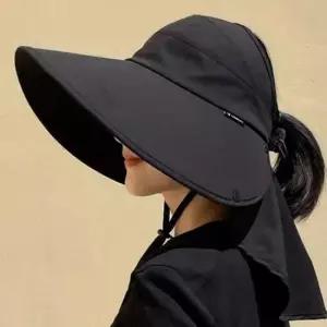 여자 여름 챙넓은 모자 뒷목 가림 디자인 바캉스 썬캡