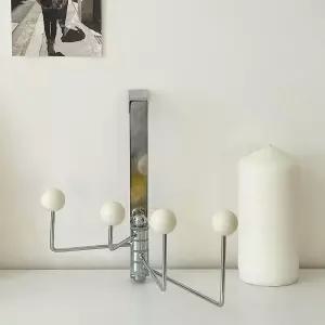 회전형 4구 도어 행거 옷걸이 4단행거 후크 4단행거 옷장정리 모자걸이