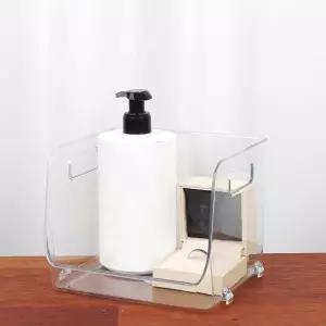 투명 정리함 펜트리정리함 펜트리 선반 펜트리정리함 리빙박스 책상정리