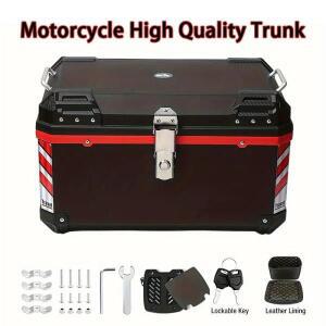 68리터 오토바이 짐박스 범용 트렁크 테일 액세서리 아웃도어 라이딩 캠핑 스타일