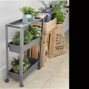 [JED] 카트선반 트롤리 슬림 3단 틈새 다용도 틈새 이동 트롤리 바스켓