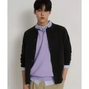 매장정품 빈폴 BEANPOLE MEN 베럴비 라운드 카디건 - 블랙 BC625AC115 660838
