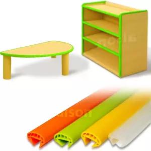 [무료 특가] 유치원 반원 책상 모서리 쿠션 보호대 어린이집 탁자 가구 라운드 커버 아이방 교구 책장 코너