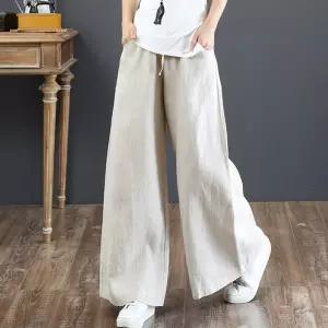 와이드 여성바지 린넨팬츠 마바지 린넨통바지 8컬러