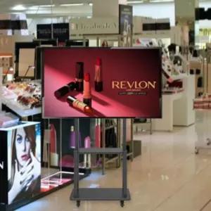 대형 tv 스탠드 모니터 티비 아트 거치대 영상 이동식