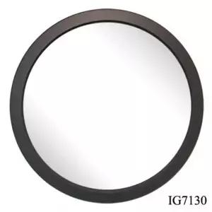 [오너클랜]Pm 7130 월넛 원형 벽거울 28cm 제조한국