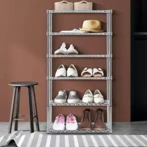 수납 메탈신발정리대 6단 조립식신발장 슈즈렉 정리선반