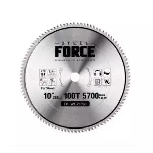 목공용톱날 스틸포스 10 원형 목공용 톱날 100T TH-WC255SB