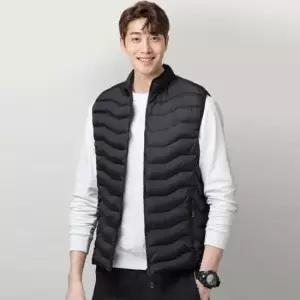 조끼 겨울 작업 누빔조끼 남성 경량 아우터