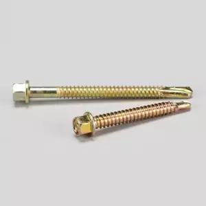 나사못 육각와셔붙이 직결피스 나사 100개입 유색 일반 150mm