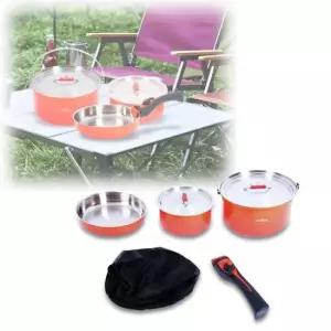 캠핑용식기 백패킹 캠핑 주방 냄비 후라이팬 취사도구 코펠세트