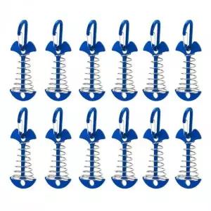 [RIZPICK]텐트 데크팩 고정용 앵커 12P 카라비너