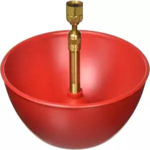 리틀 자이언트 자동 가금류 분수 게임 버드 헤비 듀티 플라스틱 호스 부착물이 있는 워터러 볼 1.5쿼트