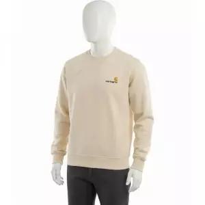 칼하트 윔 26SS AMERICAN SCRIPT SWEATSHIRT (I025475 05XX) (아메리칸 스크립트 스웨트셔츠)