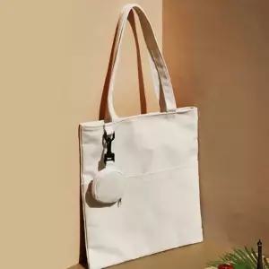 에코 숄더백 데일리 심플 파우치 가방 아이보리