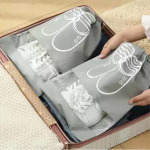 여행용 헬스신발 보조가방 부직포파우치 3개 볼링화