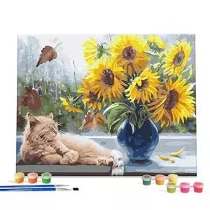 DIY 명화 그림그리기 세트 해바라기와 휴식 40x50