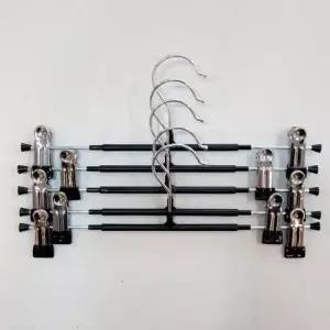 [생활] 고급 정리 스텐 수납 바지걸이 옷걸이 치마 10개묶음 헹거 논슬립