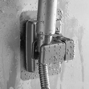 펀칭 욕실 휴대용 샤워 스탠드 ABS 마운트 브래킷 조정 드릴링 없음 가능한