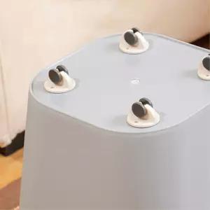 박스 가전 접착식 이동수납장 미니레일 소형바퀴 제습기