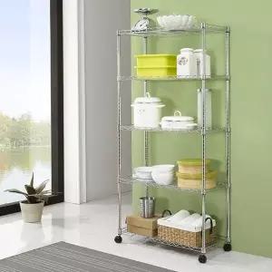 메탈선반 750 5단 철제수납 앵글 제작 엥글 창고정리 벽선반 수납선반 다용도선반